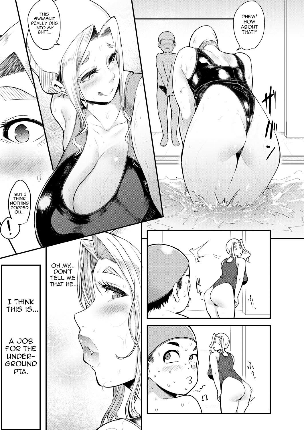 Hentai Manga Comic-Underground PTA ~ Lucy Sensei's Anal Glancing Swimming Lesson-Read-9